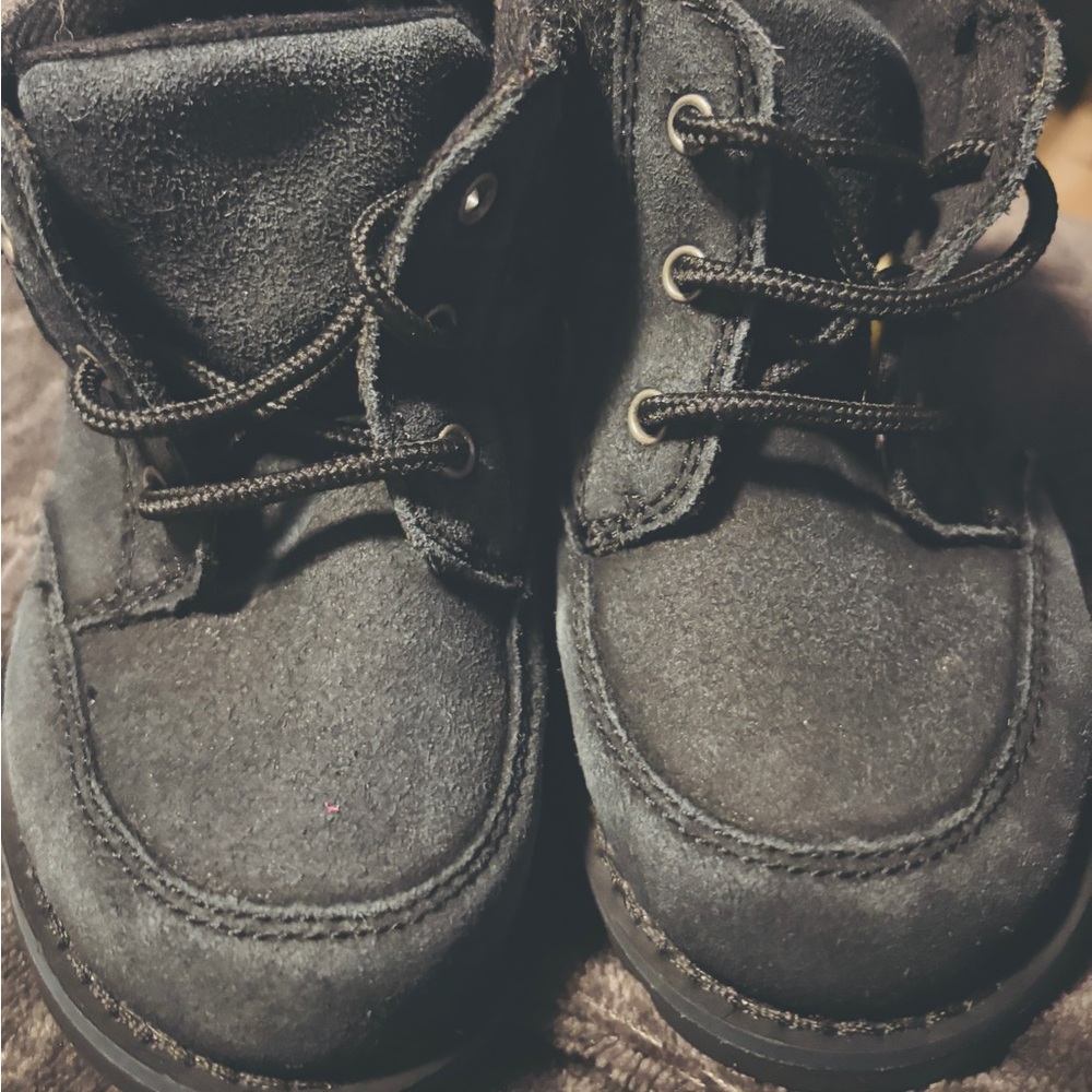 Men's Black Suede Boots